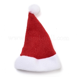 Christmas Hat Velvet Wine Bottle Cover&nbsp;AJEW-M012-01B