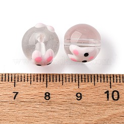 Transparent Glass Enamel Beads&nbsp;GLAA-N049-010