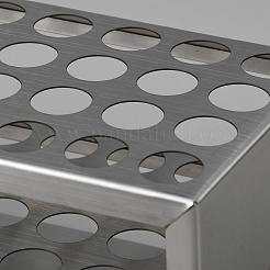40 Holes Stainless Steel Multi-Use Tube Display Racks&nbsp;AJEW-WH0596-765B