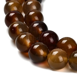 Dyed Natural Agate Beads Strands&nbsp;G-G203-10D-10mm