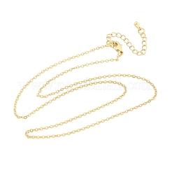 Brass Cable Chain Necklaces&nbsp;NJEW-K123-05G