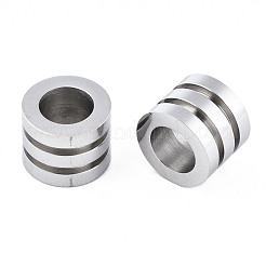 Non-Tarnish 316 Surgical Stainless Steel European Beads&nbsp;STAS-N097-068