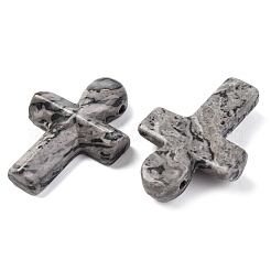 Natural Map Stone Pendants&nbsp;G-B122-02H