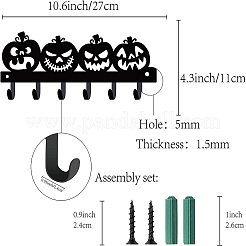 Iron Wall Mounted Hook Hangers&nbsp;AJEW-WH0156-023