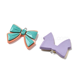 Two Tone Opaque Resin Pendants&nbsp;RESI-B044-02P