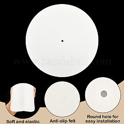2Pcs 2 Colors Felt CD Pads&nbsp;AJEW-CP0011-90