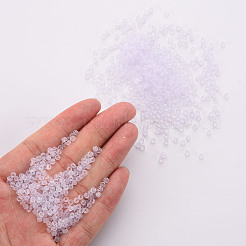 8/0 Transparent Glass Seed Beads&nbsp;SEED-S048-H-012