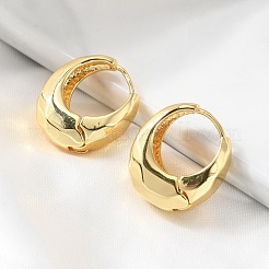 Brass Hoop Earrings&nbsp;EJEW-S249-04G