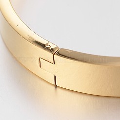 Elegant 304L Stainless Steel Bangles&nbsp;BJEW-F181-11