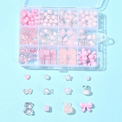 Mixed Shape & Mixed Style Acrylic Beads Findings Kits&nbsp;DIY-FS0007-09B