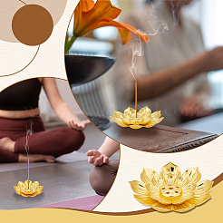 90Pcs Zinc Alloy Lotus Incense Burner Holder&nbsp;AJEW-WA0001-31