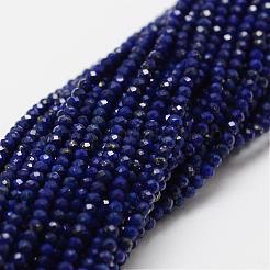 Natural Lapis Lazuli Bead Strands&nbsp;G-P270-2mm-19