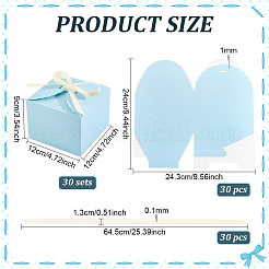 Square Paper Storage Candy Boxes&nbsp;CON-WH0095-200A