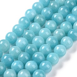 Natural Mashan Jade Round Beads Strands&nbsp;X-G-D263-8mm-XS28