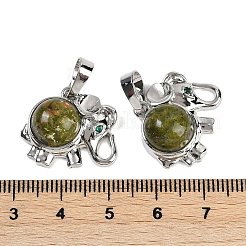 Natural Unakite Pendants&nbsp;G-I374-A-P16