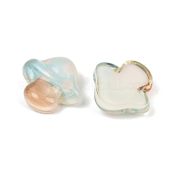 Autumn Theme Transparent Epoxy Resin Cabochons&nbsp;RESI-XCP0002-56