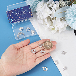 16Pcs 8 Style 304 Stainless Steel Charms&nbsp;STAS-SC0008-36-1