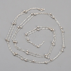 925 Sterling Silver Satellite Chains&nbsp;STER-WH0004-070
