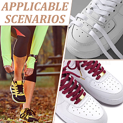 Iron Shoelace Charm&nbsp;AJEW-PH0012-65