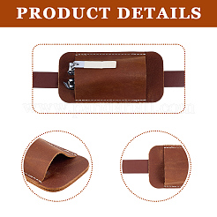 2Pcs 2Colors Cattlehide Military Knife Sheath&nbsp;AJEW-CL0005-87