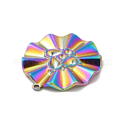 Ion Plating(IP) 304 Stainless Steel Pendants Rhinestone Settings&nbsp;STAS-B032-17MC