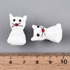 Handmade Bumpy Lampwork Beads Strands&nbsp;LAMP-Q031-003A
