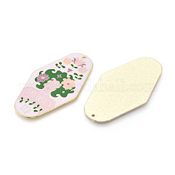 Rack Plating Alloy and Enamel Big Pendants&nbsp;X1-ENAM-T021-29B