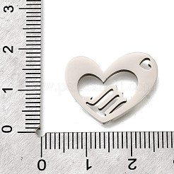 201 Stainless Steel Pendants&nbsp;STAS-A116-01P-08