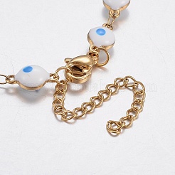 304 Stainless Steel Anklets&nbsp;AJEW-F033-02B