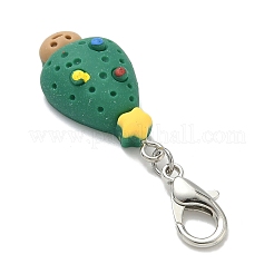 Christmas Theme Christmas Tree Resin Pendants Decorations&nbsp;HJEW-JM04055