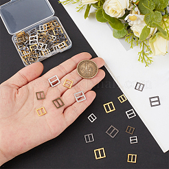 120Pcs 12 Styles Alloy Tri-Glide Adjuster Buckles&nbsp;FIND-CY0001-82