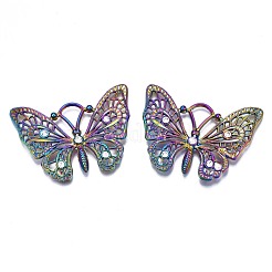 Rack Plating Rainbow Color Alloy Pendants&nbsp;PALLOY-S180-225A