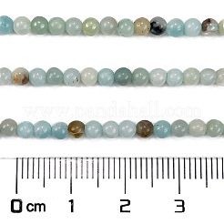 Natural Flower Amazonite Beads Strands&nbsp;G-M438-A08-01