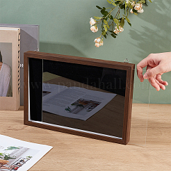 Wood Wall Mounted Badge Presentation Boxes&nbsp;ODIS-WH0331-15