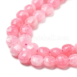 Natural Dyed White Jade Beads Strands&nbsp;G-C179-A6mm-02