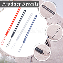 24Pcs 4 Colors Silicone Wrist Strap Hand Lanyard&nbsp;AJEW-GF0007-57