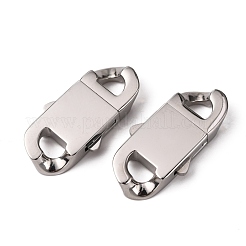 Non-Tarnish 304 Stainless Steel Box Clasps&nbsp;STAS-S080-03B-P