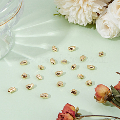 20Pcs 2 Styles Rack Plating Brass Spacer Beads&nbsp;KK-GO0001-37