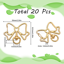 20Pcs Alloy Swivel Lobster Clasps&nbsp;FIND-SC0007-21