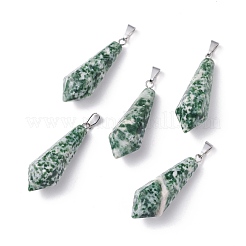 Natural & Synthetic Mixed Stone Pointed Pendants&nbsp;G-I314-02P