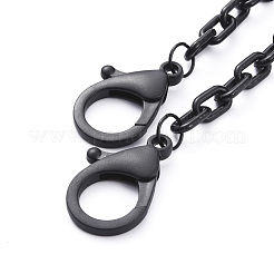 Personalized ABS Plastic Cable Chain Necklaces&nbsp;NJEW-JN02849-01