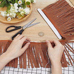 PU Imitation Leather Tassel Ribbon&nbsp;DIY-GF0013-45A