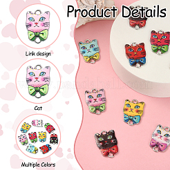 35Pcs 7 Styles Alloy Enamel Connector Charms&nbsp;ENAM-CJ0004-63