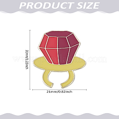 1Pc Diamond Enamel Pins&nbsp;JEWB-LP0004-61