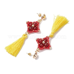 Natural Carnelian Stud Earrings&nbsp;EJEW-MZ00282-03