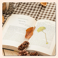 4Pcs Leaf Alloy Bookmarks&nbsp;AJEW-SP0003-39