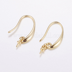 Brass Earring Hooks&nbsp;KK-F714-03