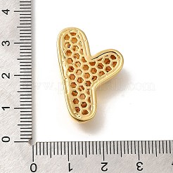 Brass Cubic Zirconia Pendants&nbsp;KK-M295-13G-Y
