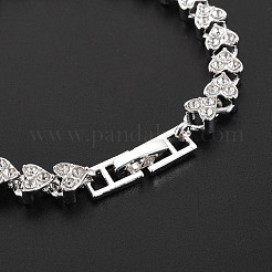 Crystal Rhinestone Tennis Bracelet&nbsp;BJEW-N015-014S