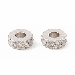 Non-Tarnish 201 Stainless Steel Spacer Beads&nbsp;STAS-A057-25A-P